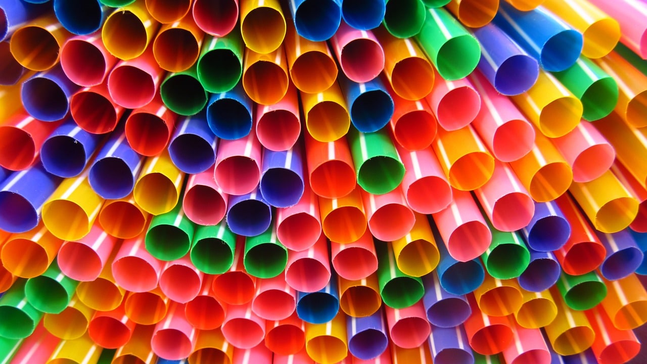 Colorful Plastic Straws